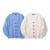 Men Sweater Solid Color Simple Towel Embroidery Knitwear Coat Men's Sweater