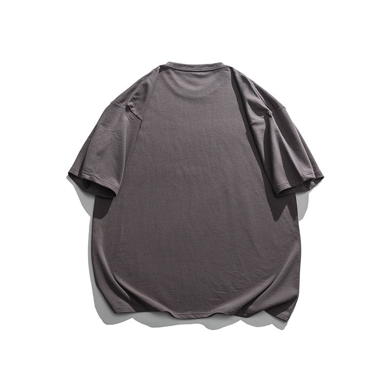 Men T Shitrs Creative Letters Fun Printing Round Neck