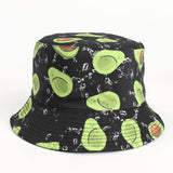 Bucket Hat Fishing Cap Cotton Print Fisherman Hat Flower Fashion Basin Hat for Men and Women Casual Sun Hat
