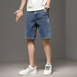 Men Denim Shorts Summer Denim Shorts Men's Loose