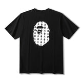 Bathing Ape T Shirt Summer Ape Head Printed Short Sleeve T-shirt