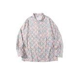 Man Fall Outfits Fashion Brand Vintage Oil Painting Tie-Dyed Long-Sleeved Shirt Men 'S And Women 'S Casual Beach Holiday Shirt