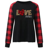 Valentine's Day T Shirt Heart Printing Pattern Valentine's Day T-shirt