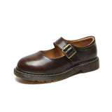 Mary Jane Shoes Vintage Women'S Shoes Casual Leather Shoes