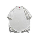 Men T Shitrs Solid Color Basic Steel Seal Round Neck