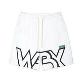Men White Shorts Men's Loose Leisure Sports Shorts