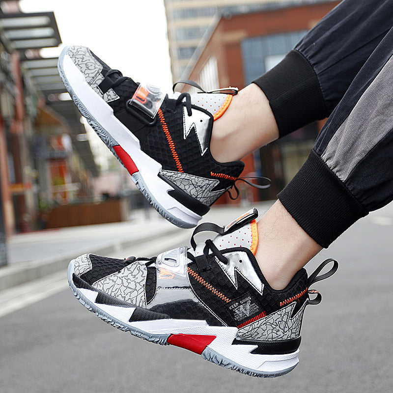 Men Basketball Shoeses Men's and Women's Sneakers Shock Absorption Men Basketball Shoeses