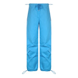 Julia Fox Low Rise Jeans Fashion Drawstring Waist Tight Lightweight All-Matching Casual Pants Hot Girl Slimming Sports Trousers