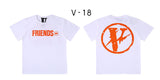 Vlone T Shirt Short Sleeve Couple Loose T-Shirt