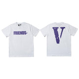 Vlone Friends Men'S Casual Short Sleeve Men'S And Women'S Tshirt