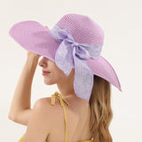 Big Hats Straw Hat Summer Beach Hat Sun Hat Sun Protection Women's Sun Hat