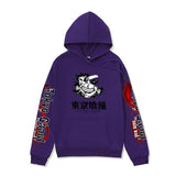 Anime Hoddies Tokyo Ghoul Tokyo Food Print Hoodie Coat