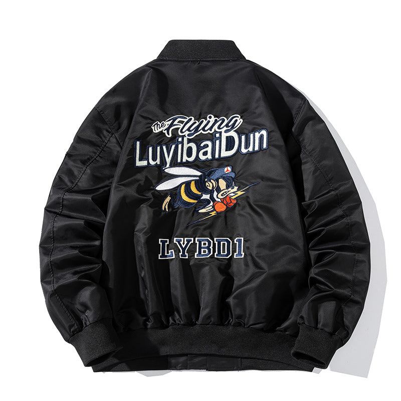 Varsity Jacket Men'S Spring And Autumn Baseball Uniform