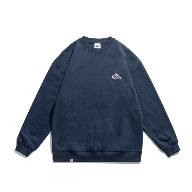 Crew Neck Sweatshirts for Men Men's Sweater Letter Embroidered Top Men's
