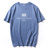 Unisex Balenciaga T Shirt Short Sleeved T shirt Men's Summer Men's Pullover Leisure T shirt Bottoming Shirt