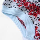 Men Sweater Vest Men's Loose V-neck Sleeveless Sweater Coat