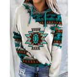 Romanian Gypsy Outfits Printed Sweater for Women