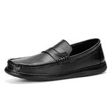 Men's Loafers Relaxedfit Slipon Loafer Men Shoes Men's Spring Leisure Leather Shoes Business Comfortable