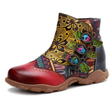 Justin Yellowstone Boots Retro Ethnic Style Retro Women'S Shoes