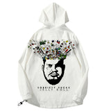 Jelly Roll Hoodie 3d Printing Thin Trench Coat