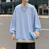 Men's Sweatshirt Autumn Crew Neck Embroidery