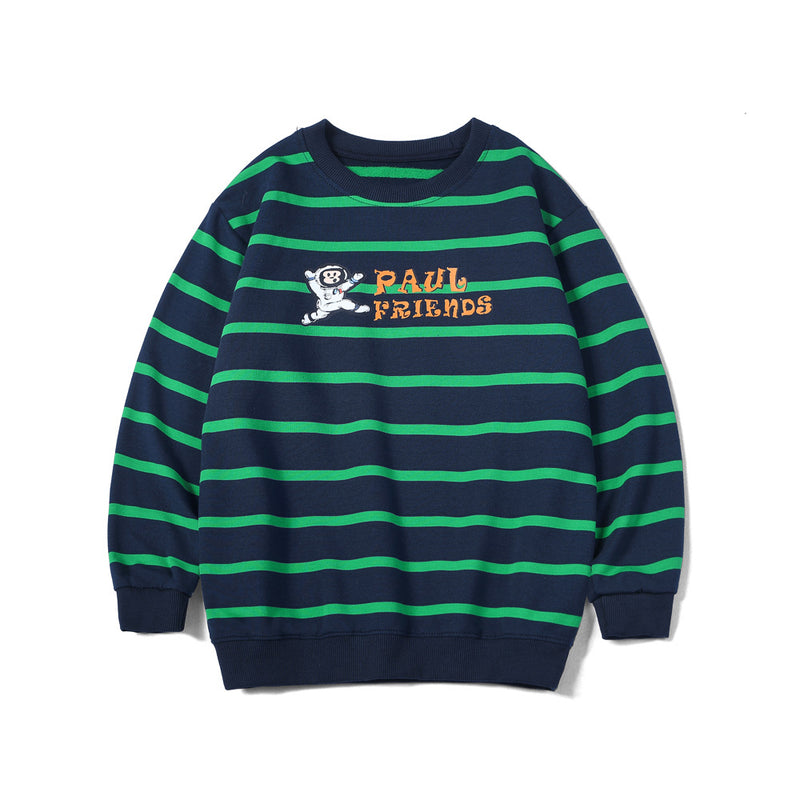 Children Long Sleeve Shirts Spring Boys' Long-Sleeved Sweater Cartoon Long Sleeve T Terry Sweater