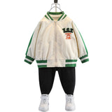 Toddler Boys Jackets Boys' Jacket Spring and Autumn Baseball Uniform