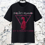 Squid Game Costume round Six Printed Short Sleeve Summer Pullover round Neck T-shirt