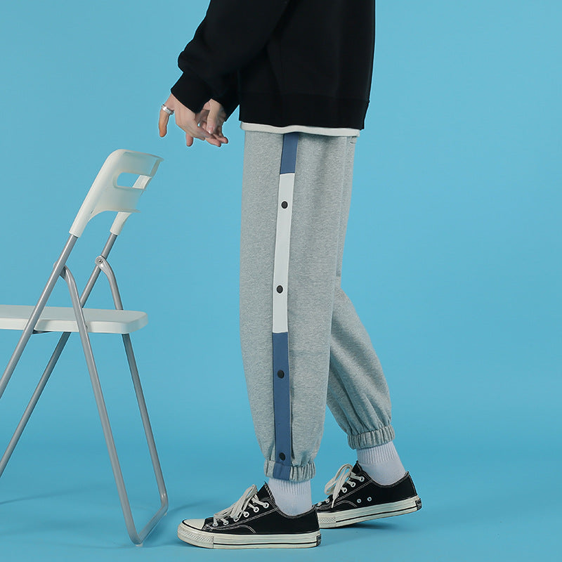 Men's Pants Autumn Men's Trendy Hong Kong Style Loose Casual Trousers