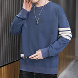 Men's Sweatshirt Men's Long Sleeve round Neck Baggy Coat Men's Clothing