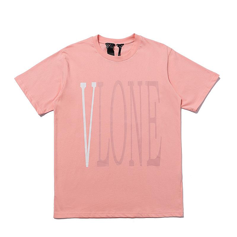 Vlone Summer Trendy Short Sleeve Short Sleeve Men'S And Women'S Tshirt