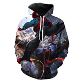 Anime Hoddies Venom 3D Digital Hooded Pullover