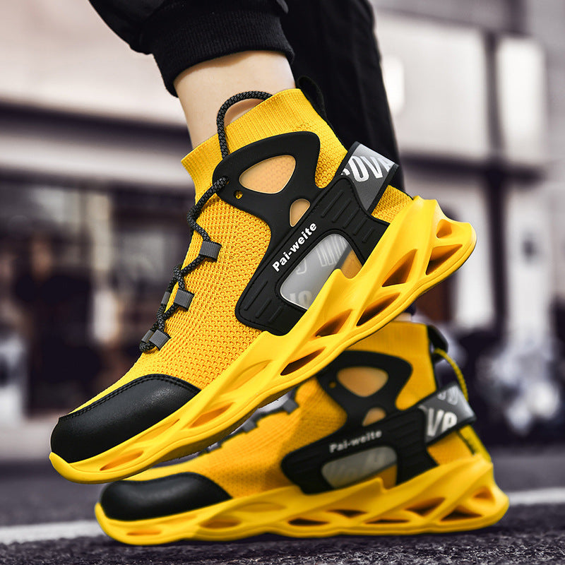 Men Sneakers Men Walking Shoes for Jogging Breathable Lightweight Shoes Lightweight plus Size High Top Sneakers Men