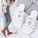 Women Open Toe Sandals Flats Spring/Summer Hollow Sandals