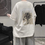 Men T-Shirts Half Sleeve round Neck Loose