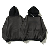 Kanye West Sunday Service Hoodie Autumn And Winter Fog Retro Distressed Stitching Fleece Hoodie