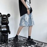 Men Denim Shorts Men's Summer