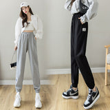Grey Sweatpants Gray, Fleece Lining Thick Track Pants Children Autumn and Winter