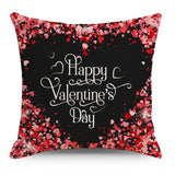 Valentine's Day Pillow Covers 4 Piece Random Styles Together, Love Festival Home Pillow Cushion Cover