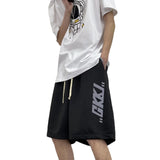 Men White Shorts Summer Shorts Men's Wide Sports Casual Pants