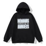 Kanye West Sunday Service Hoodie Wall & Metal Necklace Printed Velvet Padded Hooded Sweatshirt