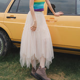 Coachella Music Festival Outfits Autumn/Winter Tulle Skirt Spring/Summer Long Dress