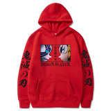 Anime Hoddies Kimetsu No Yaiba Inflammatory Column Loose Sweater