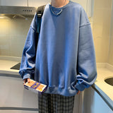 Men's Sweatshirt Fall Loose Crew Neck Top T-shirt