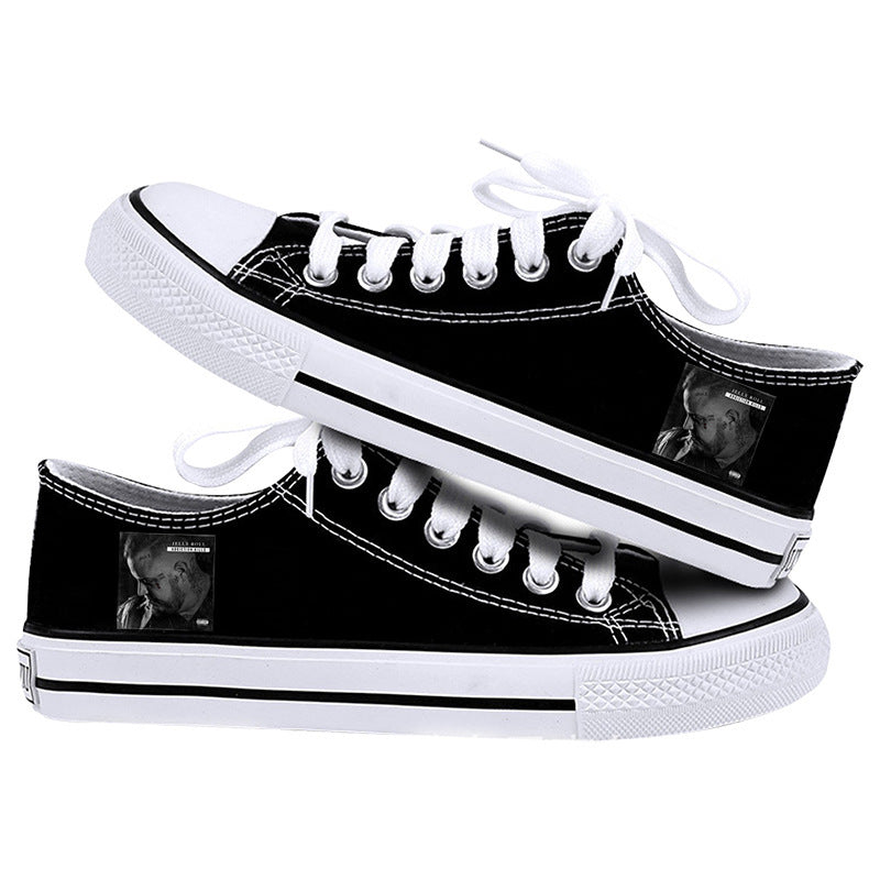 Jelly Roll Shoes Printed Low-Top Canvas Shoes