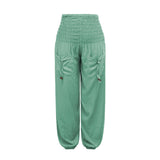 Coachella Music Festival Outfits Women's Casual Loose Bloomers Sports Trousers