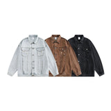 Men Denim Jackets Spring and Autumn Denim Jacket Men's Coat