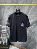 CHH Chrome Hearts T Shirts Classic Color Phantom Cross Letter Short Sleeve