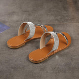 Women Open Toe Sandals Flats Summer Large Size Sandals for Women
