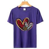 Valentine's Day T Shirt Spring/Summer Short-Sleeved T-shirt Top